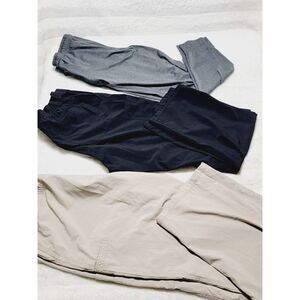 Men's 2 Scrub Pants Size L + 1 Joggers Kirkland - Lot Of 3